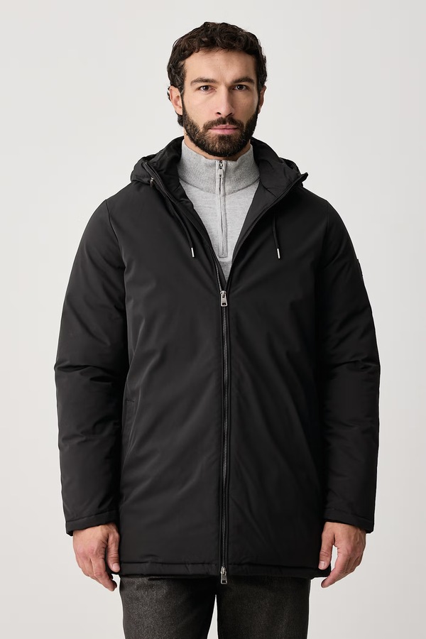 Коротка куртка чоловіча U.S. Polo Assn. USPA Smart Parka колір чорний