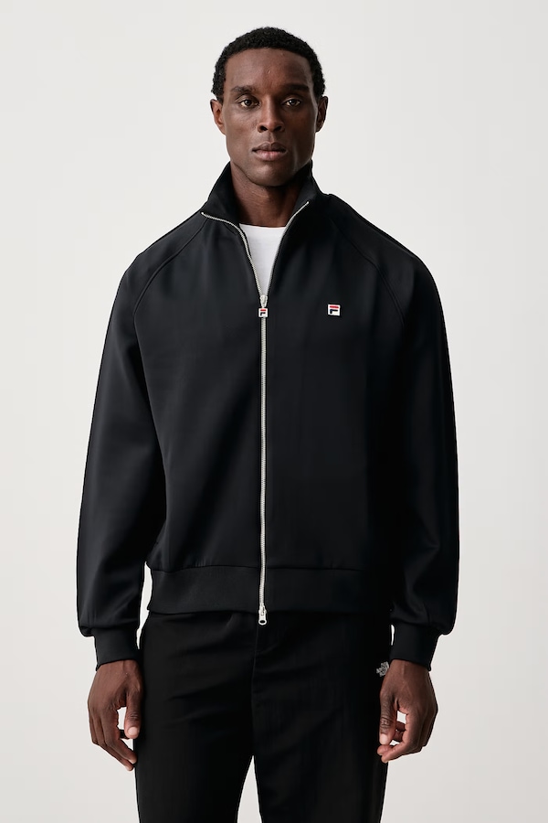 Кофта на застібці чоловіча Fila CAVALESE колір чорний