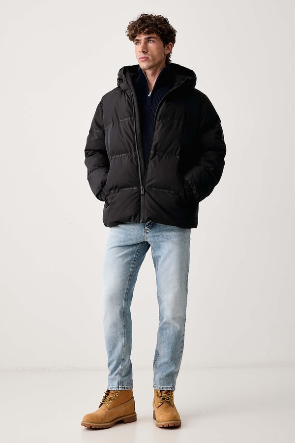 Стьобана куртка чоловіча Karl Lagerfeld Jeans колір чорний