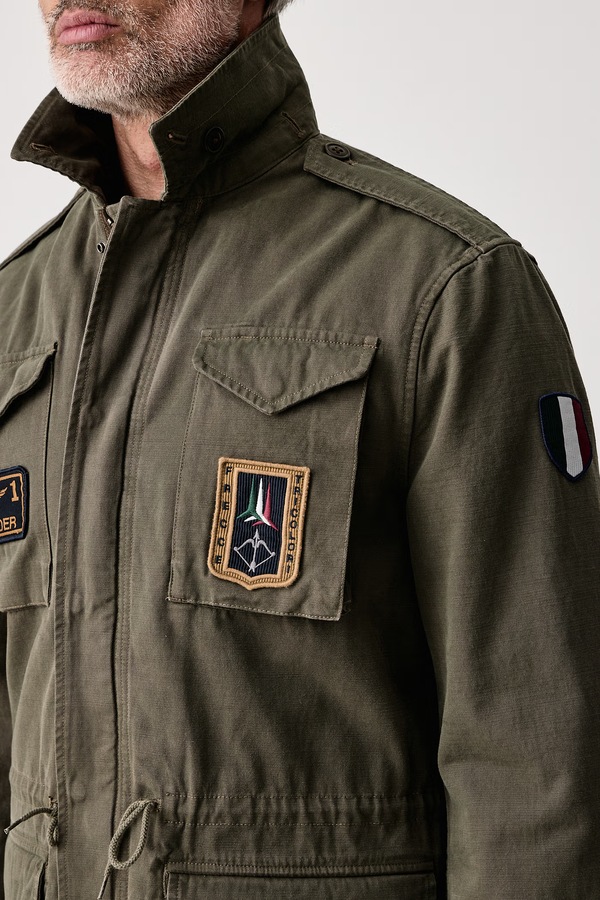 Куртка чоловіча Aeronautica Militare колір зелений фото 4