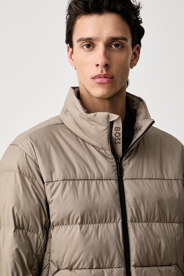 Демісезонна куртка чоловіча BOSS Green OW_Urbanex Puffer колір зелений фото 4