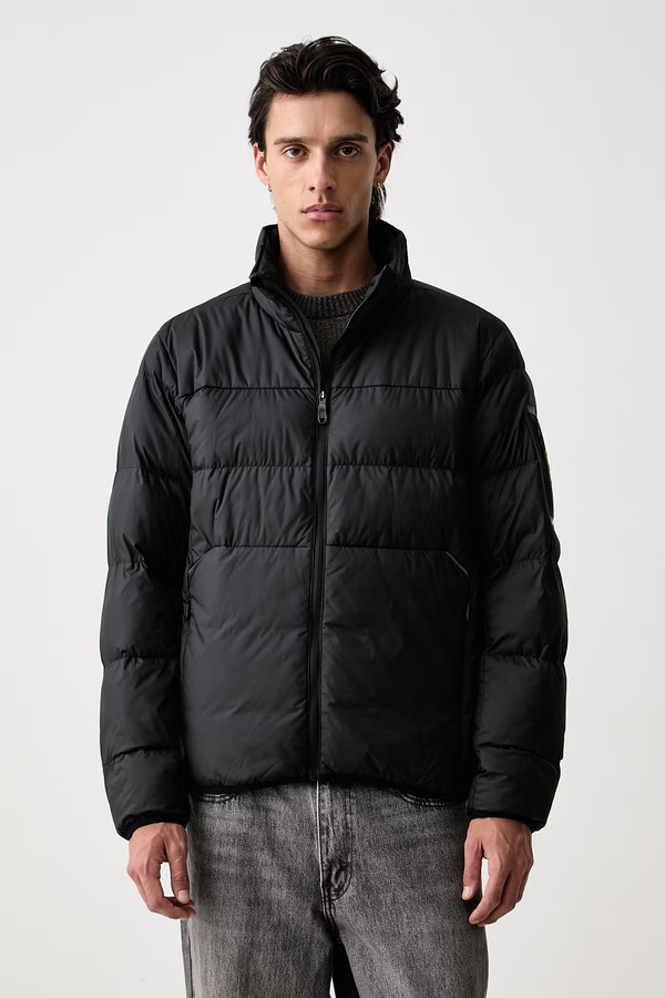 Демисезонная куртка мужская BOSS Green OW_Urbanex Puffer цвет черный