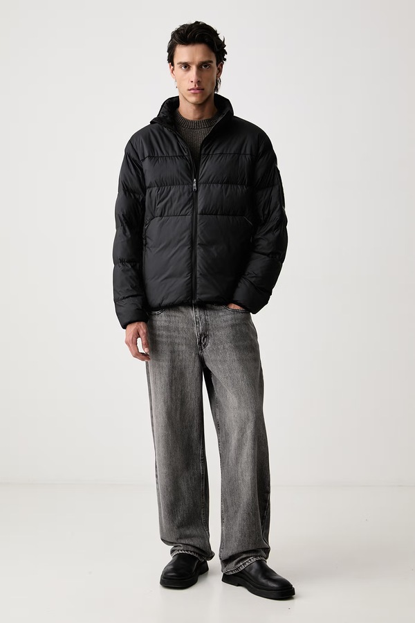 Демісезонна куртка чоловіча BOSS Green OW_Urbanex Puffer колір чорний