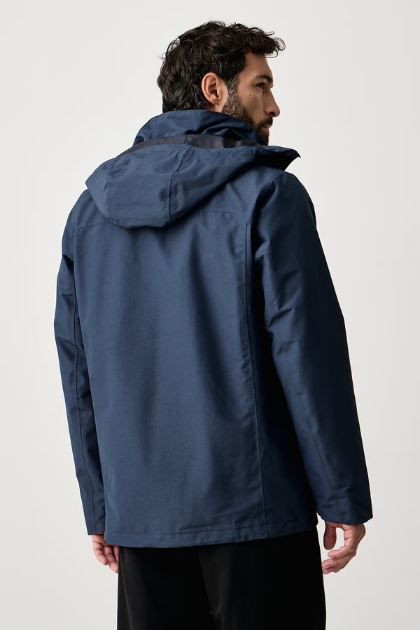 Трекінгова куртка чоловіча Jack Wolfskin PINETRAIL колір темно-синій фото 2