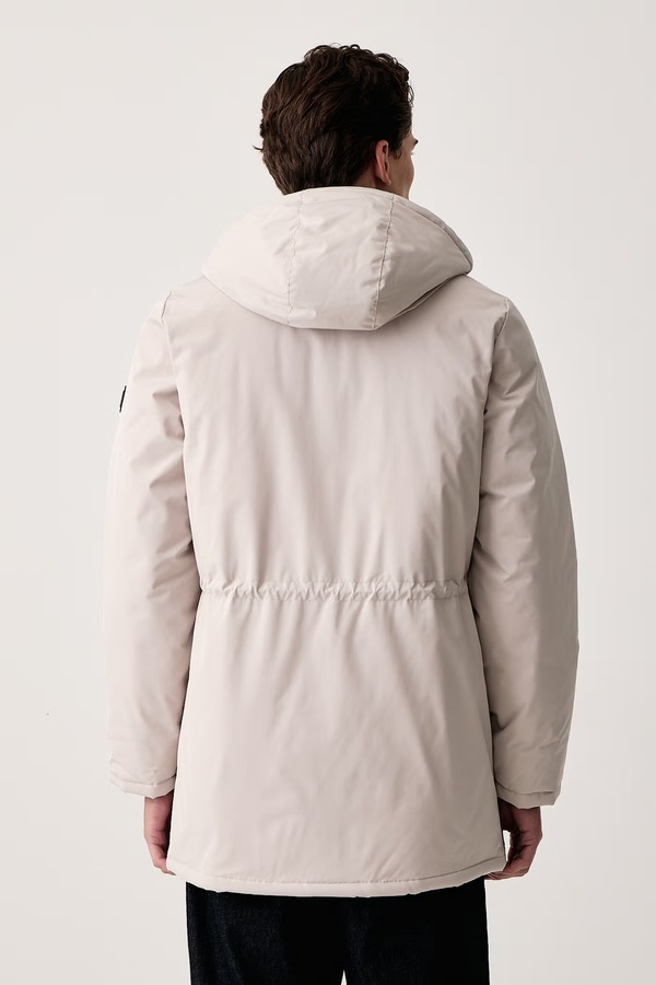 Куртка чоловіча U.S. Polo Assn. SMART LONGLINE PADDED PARKA колір коричневий фото 3