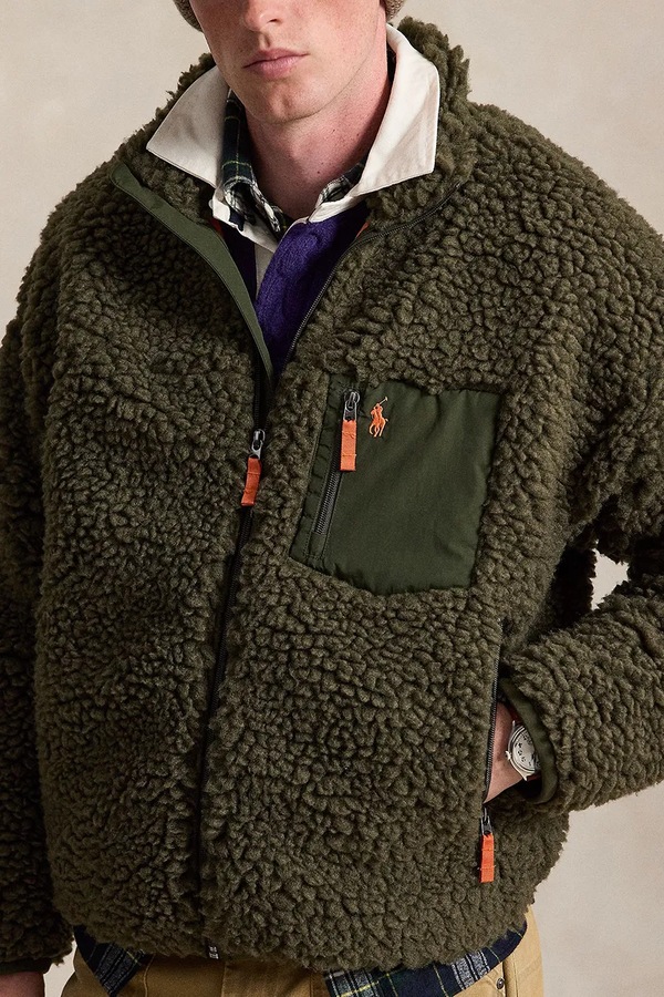 Куртка чоловіча Polo Ralph Lauren колір зелений фото 2