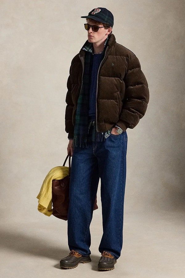 Пухова куртка чоловіча Polo Ralph Lauren колір коричневий фото 2