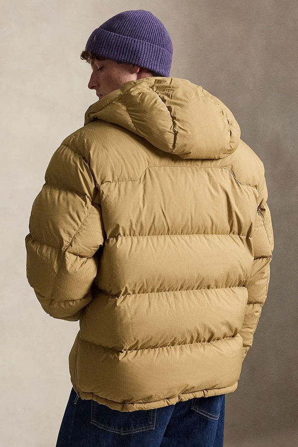 Куртка чоловіча Polo Ralph Lauren колір коричневий фото 2