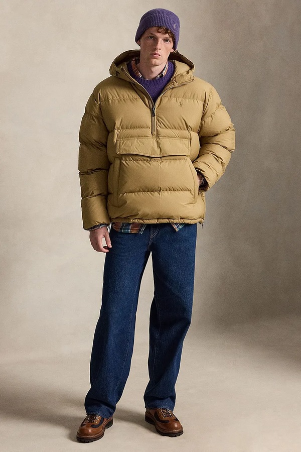 Куртка чоловіча Polo Ralph Lauren колір коричневий фото 3