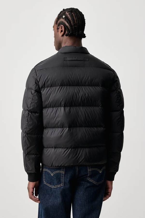 Пухова куртка чоловіча Armani Exchange колір чорний фото 3