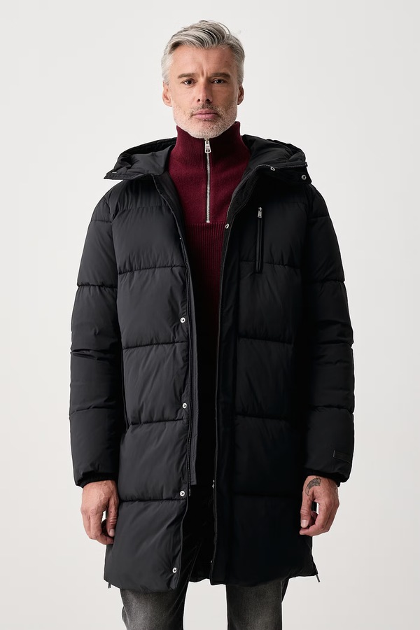 Зимова куртка чоловіча Trussardi колір чорний
