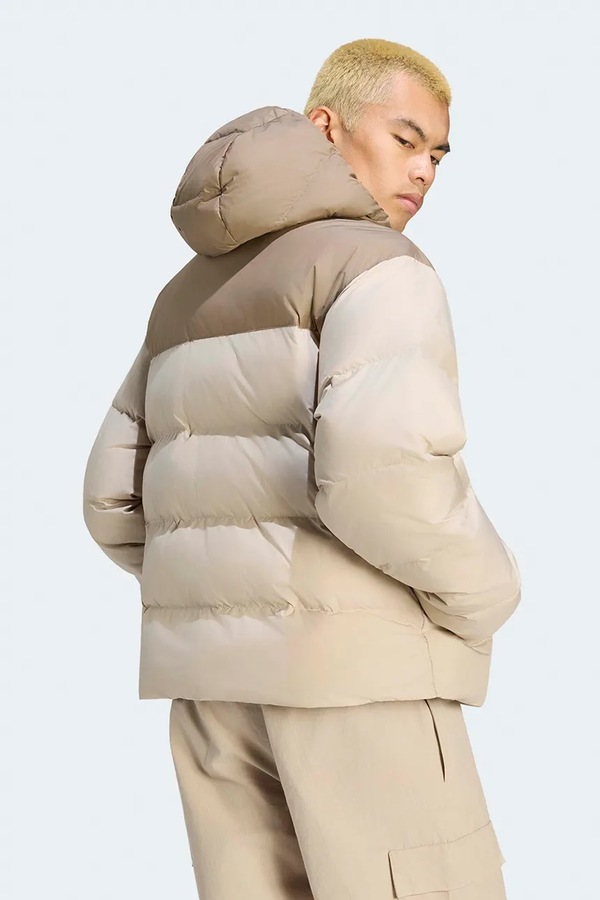Куртка чоловіча adidas Originals Hooded Regen колір бежевий фото 2