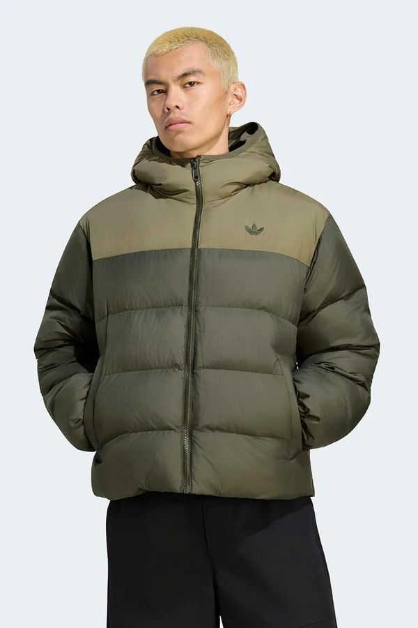 Куртка чоловіча adidas Originals Hooded Regen колір зелений
