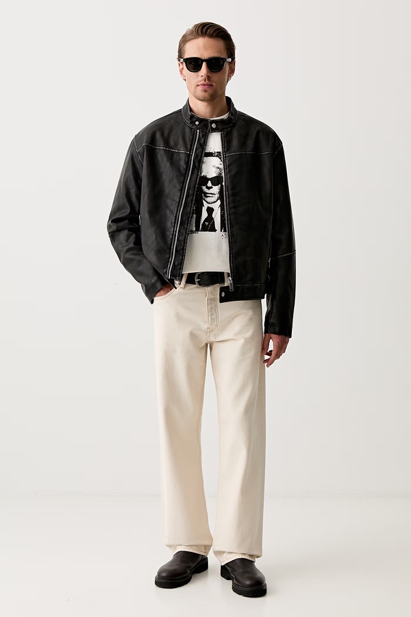 Демісезонна куртка чоловіча Karl Lagerfeld Jeans колір чорний