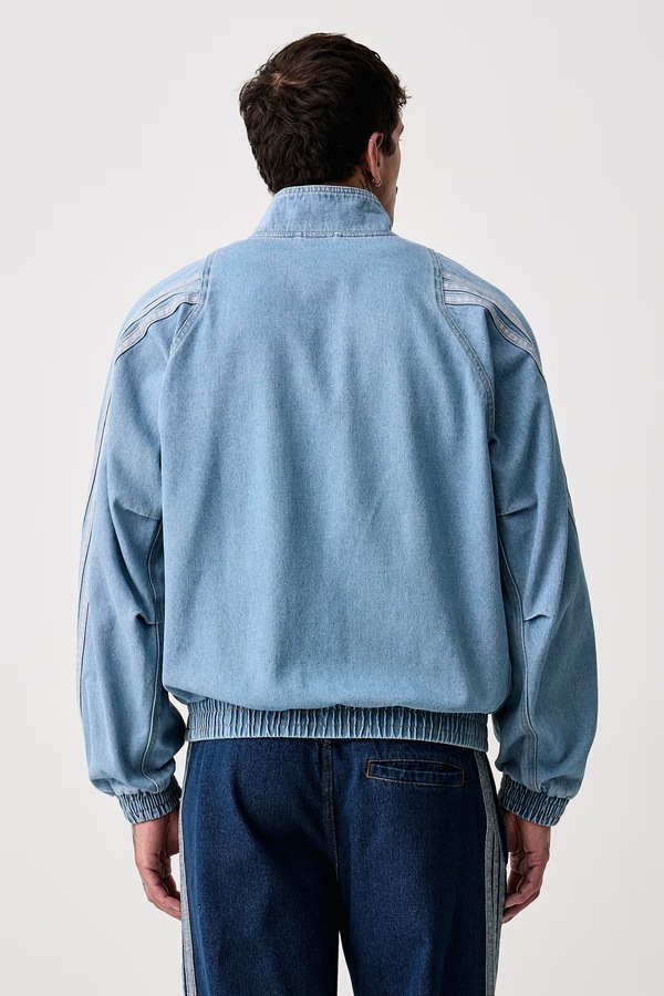 Джинсова куртка чоловіча джинсова adidas Denim Pack колір блакитний фото 2