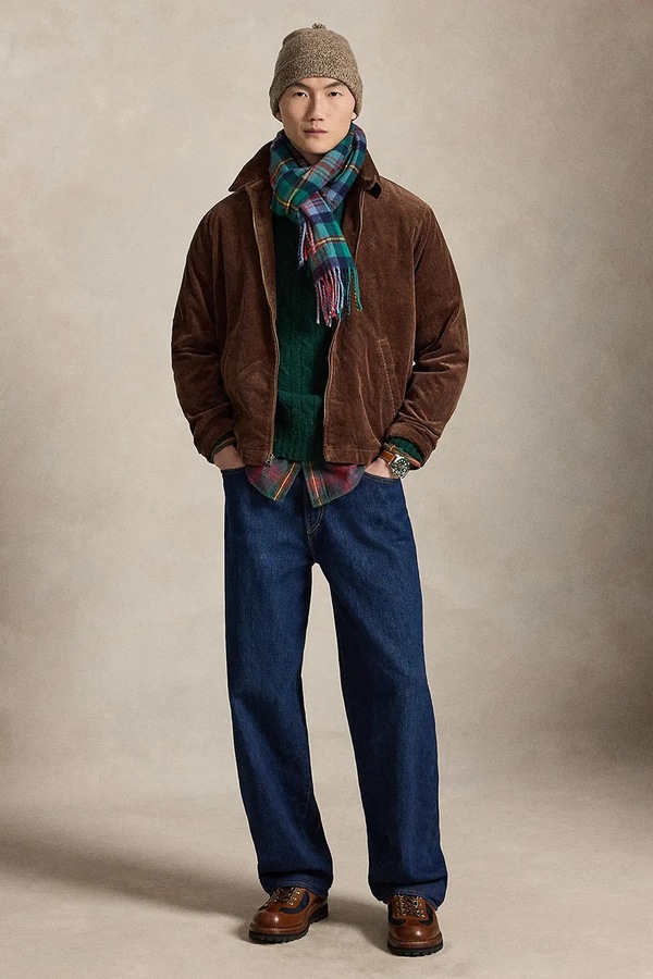 Куртка чоловіча Polo Ralph Lauren колір коричневий фото 3