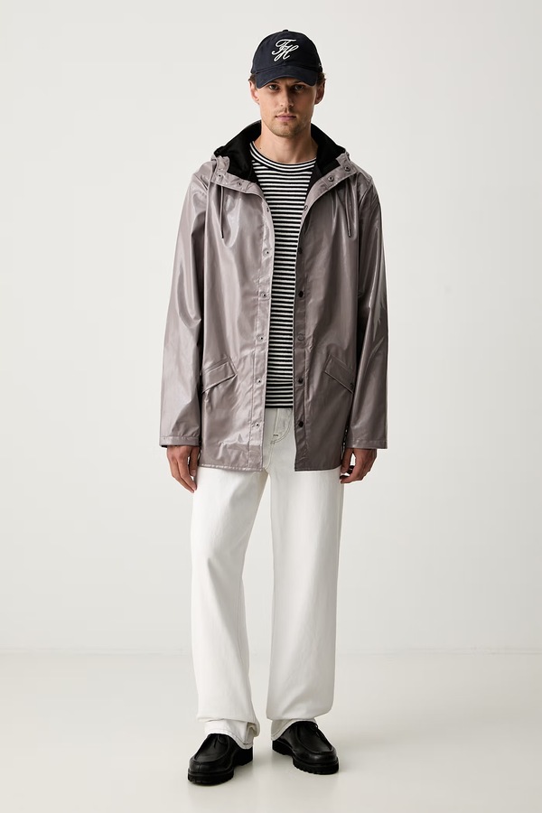 Длинная куртка Rains Jacket W3 цвет коричневый