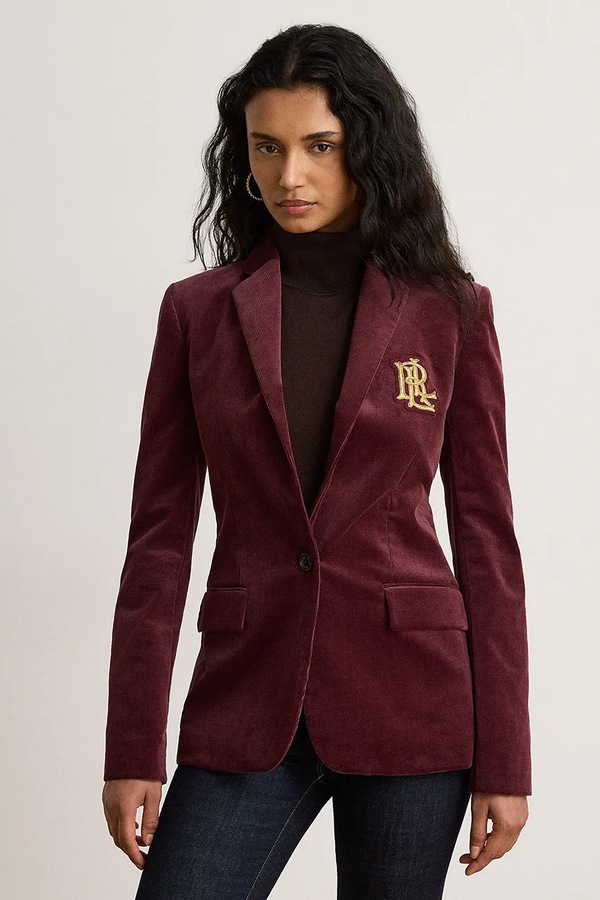Піджак жіночий бавовняний з еластаном Lauren Ralph Lauren