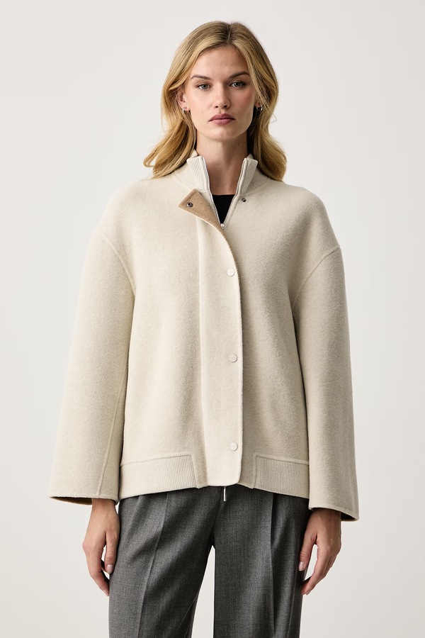 Куртка женская с шерстью MM by Max Mara MMLFENICE цвет бежевый
