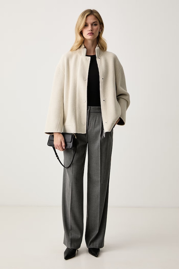 Куртка женская с шерстью MM by Max Mara MMLFENICE цвет бежевый