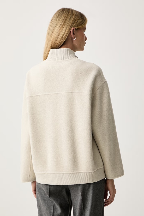 Куртка женская с шерстью MM by Max Mara MMLFENICE цвет бежевый фото 2