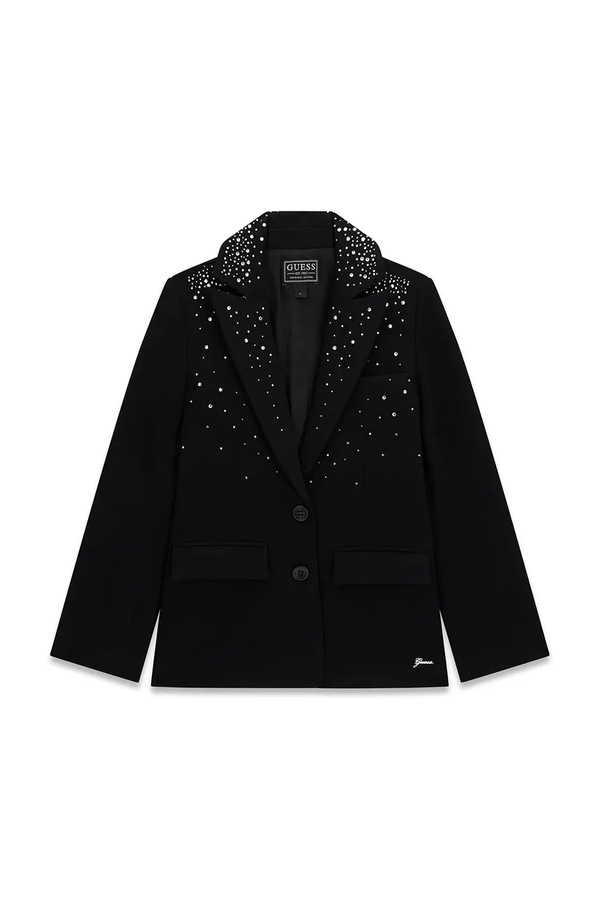 Піджак з віскозою Guess колір чорний