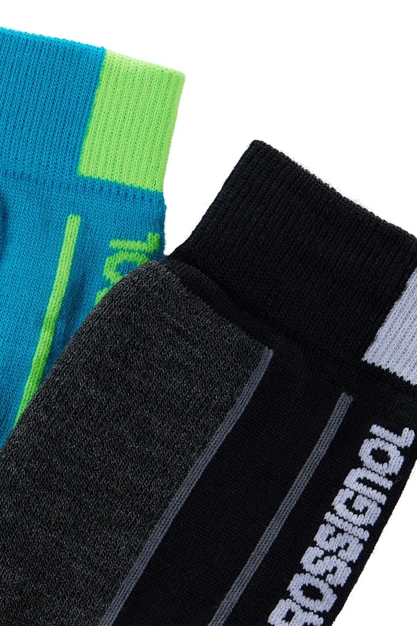 Гірськолижні шкарпетки дитячі SKI SOCKS 2 шт. Rossignol колір чорний фото 3