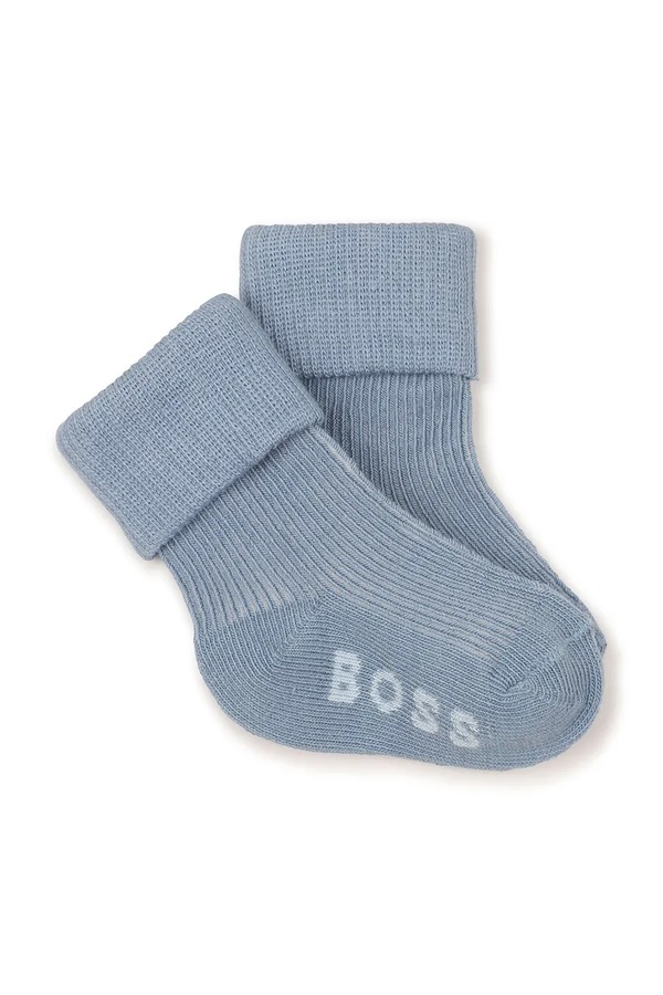 Шкарпетки для немовлят 3 шт. BOSS колір блакитний