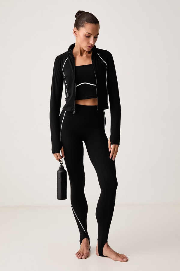 Легінси для йоги жіночі Under Armour Meridian Contour колір чорний фото 2