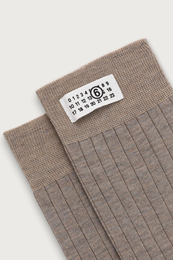 Носки женские MM6 Maison Margiela цвет бежевый