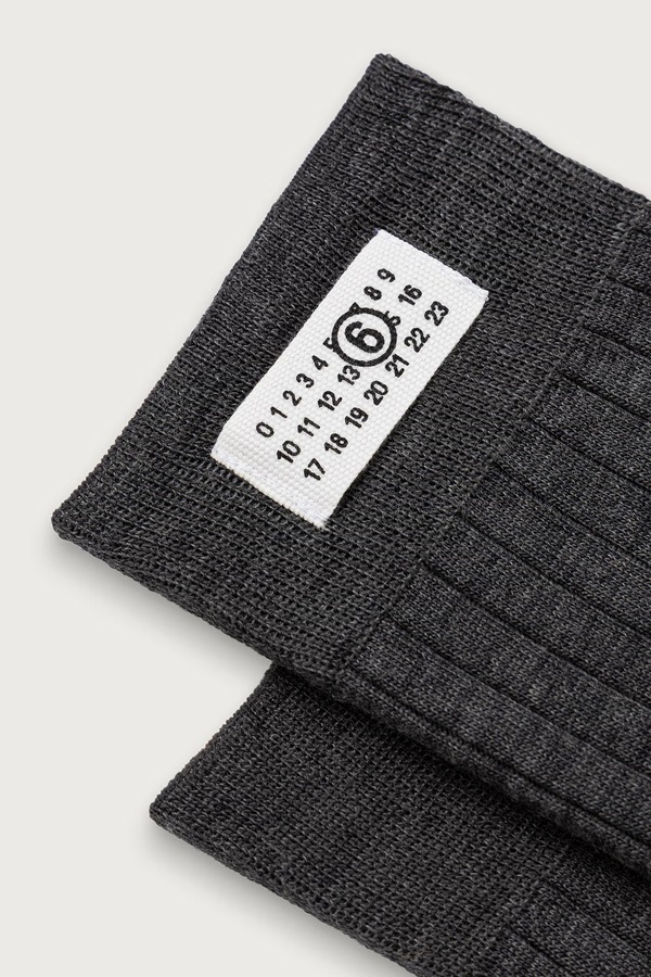 Шкарпетки жіночі MM6 Maison Margiela колір сірий