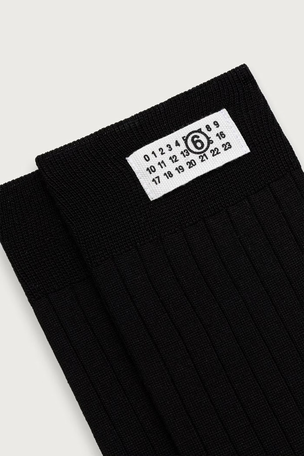 Шкарпетки жіночі MM6 Maison Margiela колір чорний