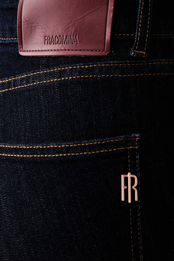 Джинси slim fit жіночі Fracomina колір темно-синій фото 4