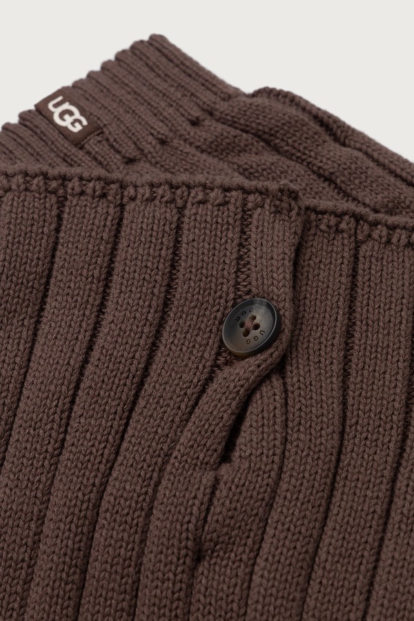 Гетри жіночі бавовняні UGG TALULLAH колір коричневий