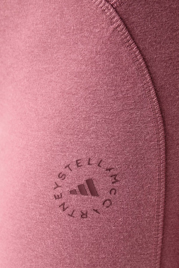 Спортивні легінси жіночі з бавовною adidas by Stella McCartney колір рожевий фото 4