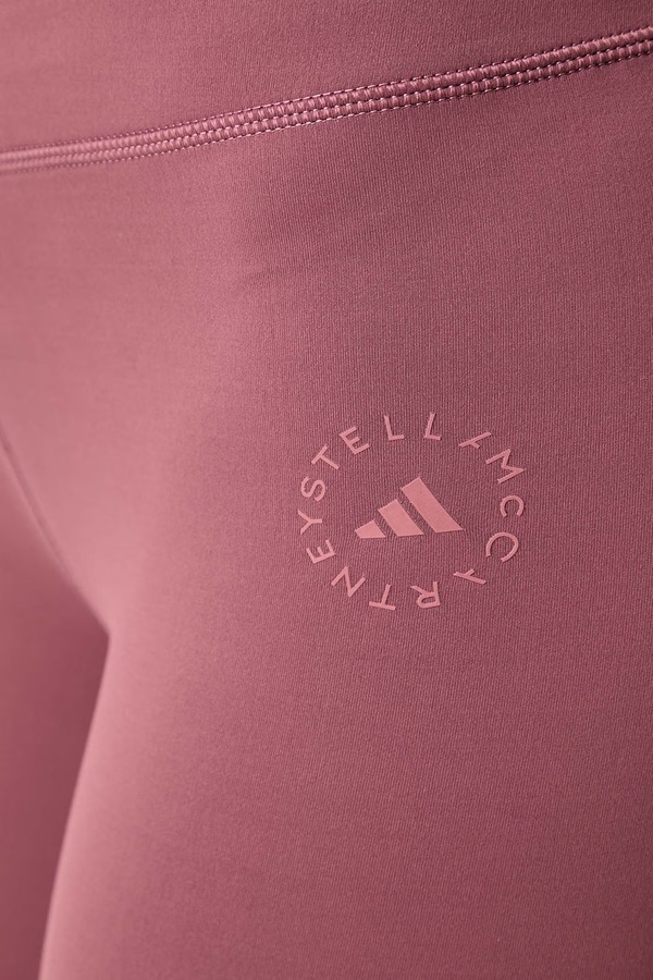 Спортивні легінси жіночі adidas by Stella McCartney колір рожевий фото 4