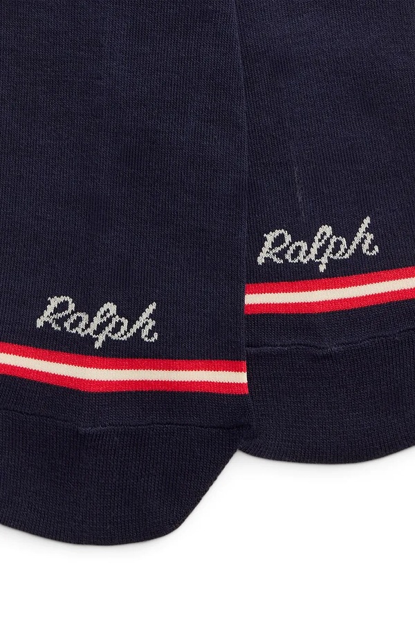 Шкарпетки жіночі з бавовною 3 шт. Polo Ralph Lauren колір темно-синій
