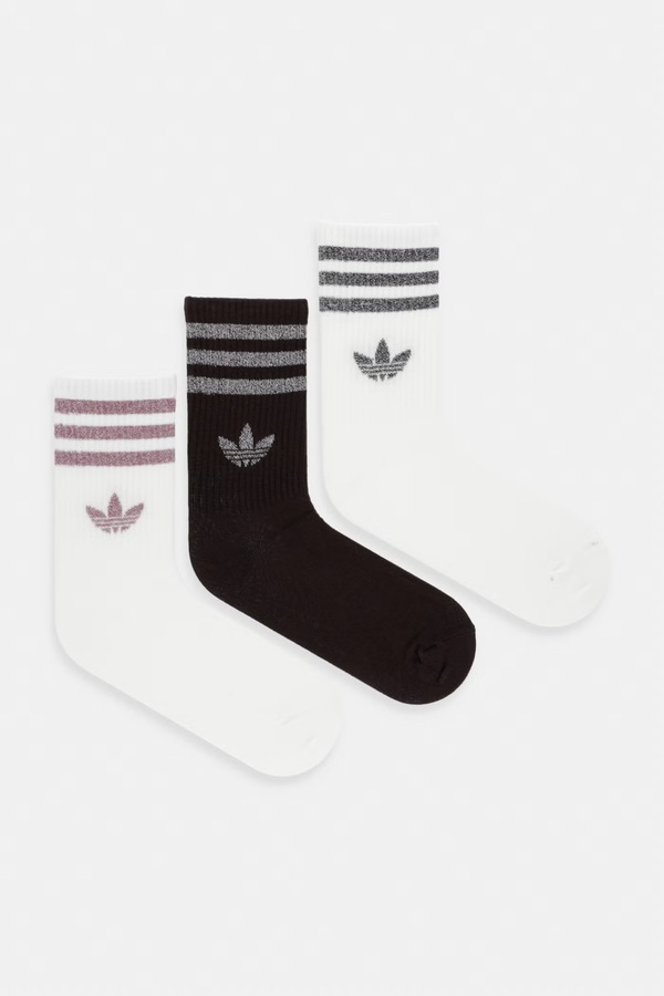 Шкарпетки жіночі 3 шт. adidas Originals колір чорний фото 2