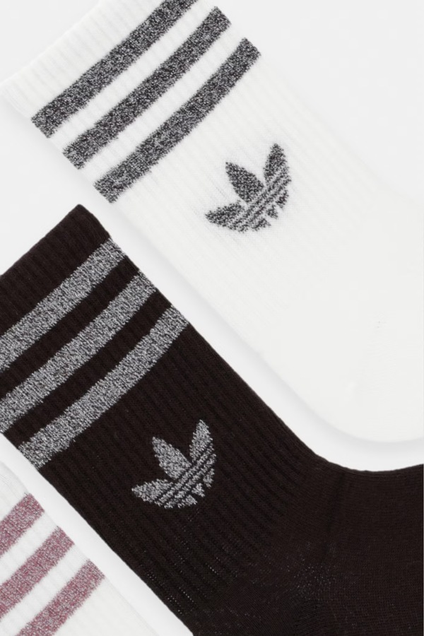 Шкарпетки жіночі 3 шт. adidas Originals колір чорний