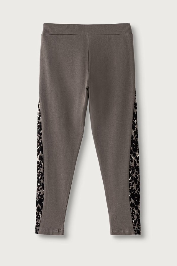 Легінси дитячі бавовняні з еластаном Puma ANIMAL 7/8 Leggings G колір коричневий