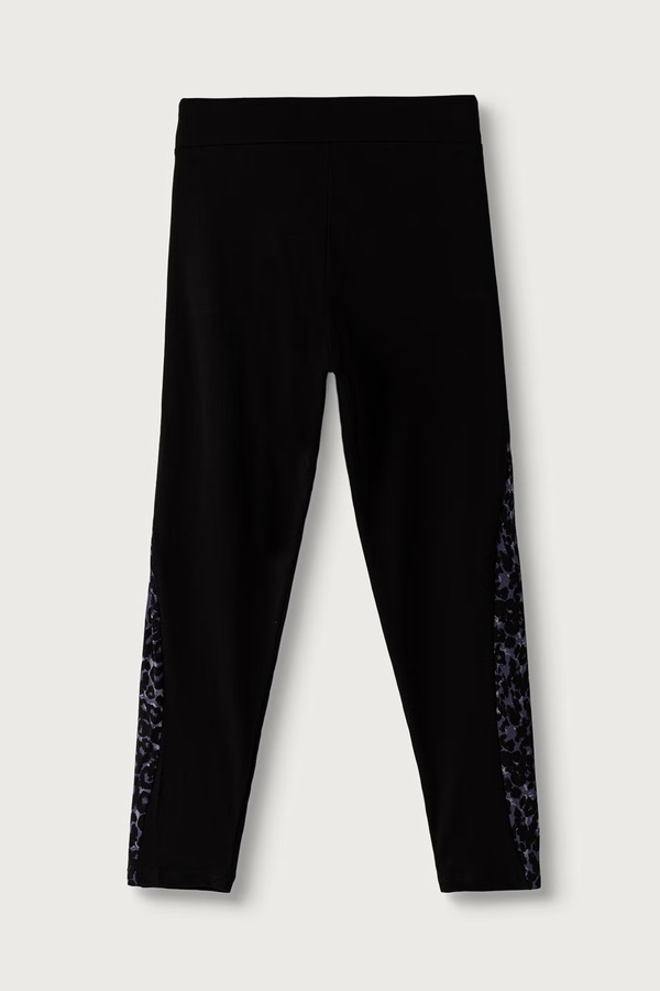 Легінси дитячі бавовняні з еластаном Puma ANIMAL 7/8 Leggings G колір чорний