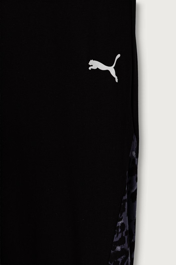 Легінси дитячі бавовняні з еластаном Puma ANIMAL 7/8 Leggings G колір чорний фото 2