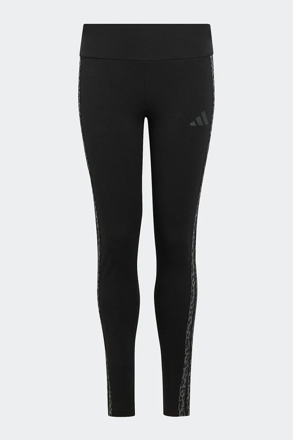 Леггинсы детские с хлопком adidas цвет черный