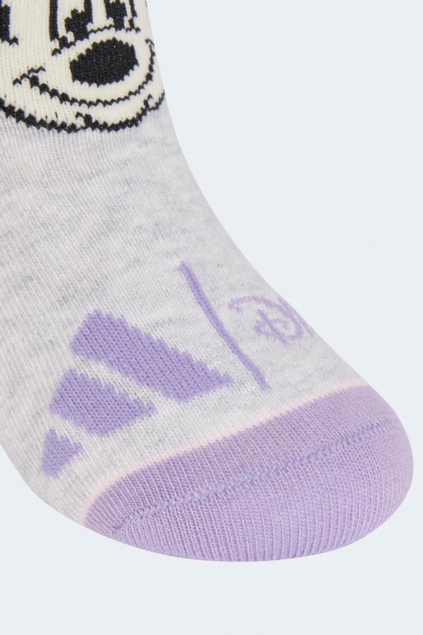 Шкарпетки дитячі DISNEY MINNIE MOUSE 3 шт. adidas Performance колір фіолетовий фото 2