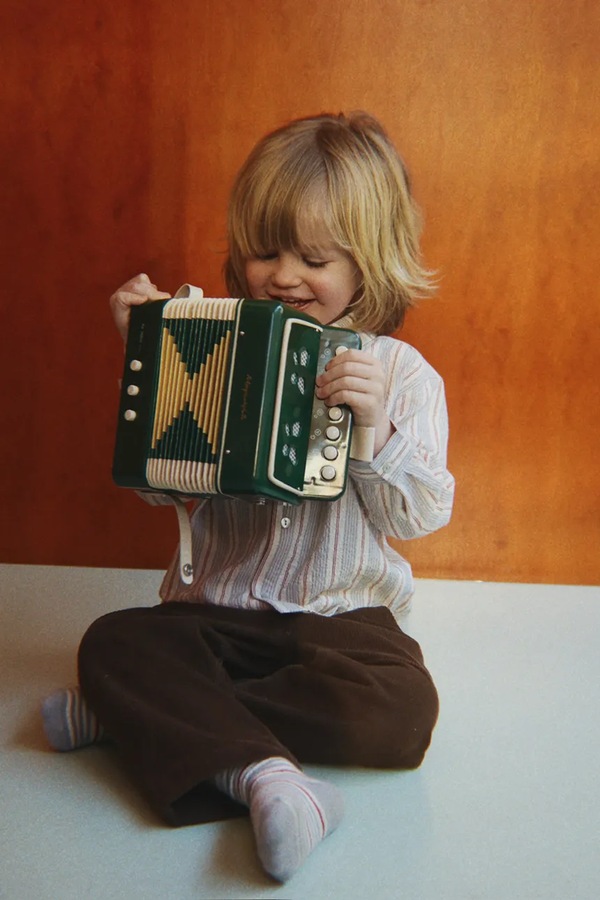 Шкарпетки дитячі 2 PACK RIB STRIPE SOCKS 2 шт. Konges Sløjd колір бежевий фото 3