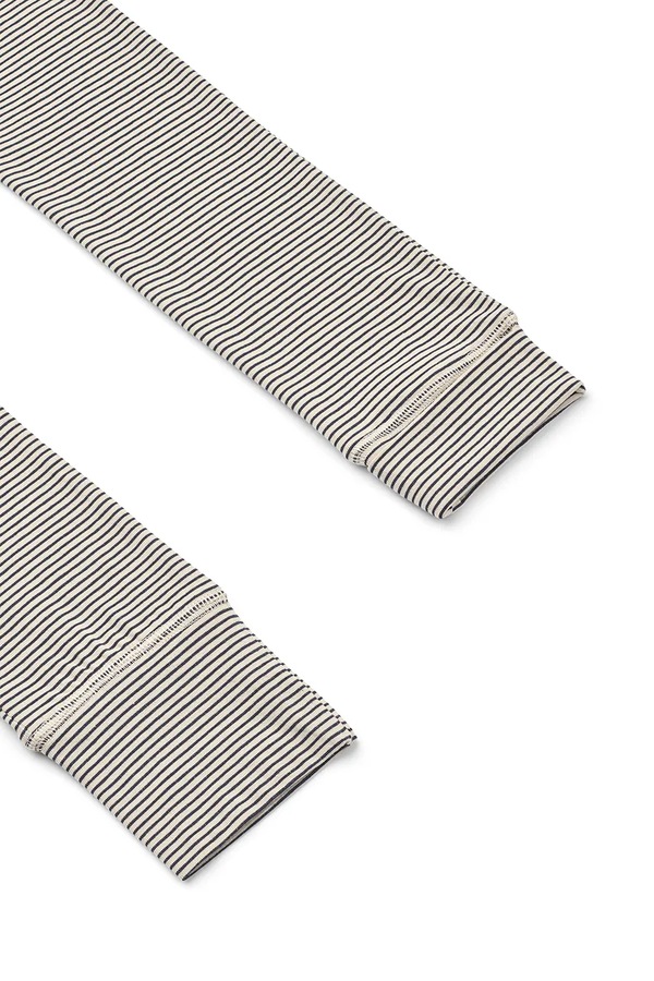 Леггинсы для младенцев хлопковые с эластаном Liewood Syon Grow Baby Leggings цвет темно-синий фото 2