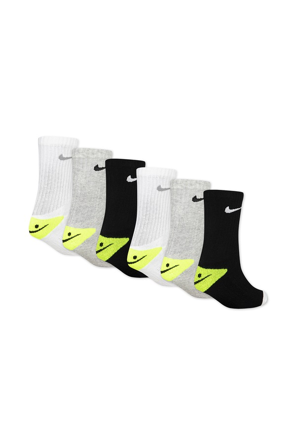 Шкарпетки дитячі 6 шт. Nike колір сірий фото 2
