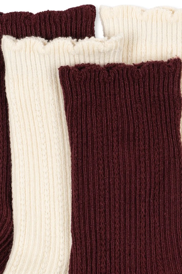 Шкарпетки дитячі 2 PACK POINTELLE SOCKS 2 шт. Konges Sløjd колір коричневий фото 2