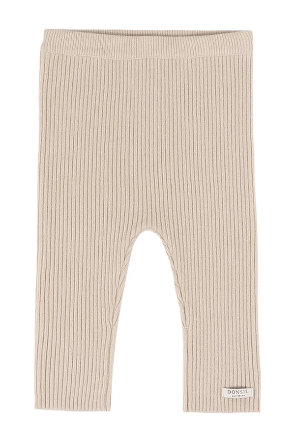 Легінси для немовлят із мериносової вовни Donsje Mesi Merino Wool Trousers колір бежевий