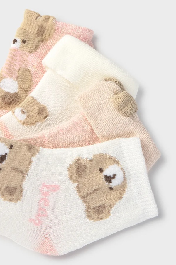 Носки для младенцев 4 шт. Mayoral Newborn цвет розовый